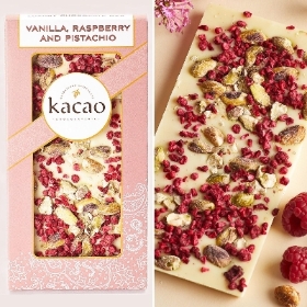Vanilla, Raspberry and Pistachio Bar